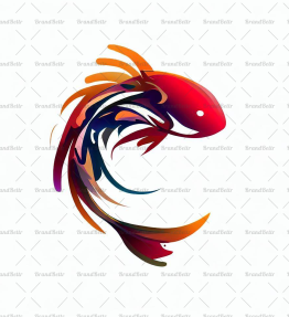 Abstrakter Koi